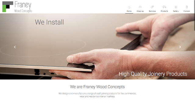 Franey Wood Concepts – designers and manufacturers of craft joinery products, Navan, Co. Meath
