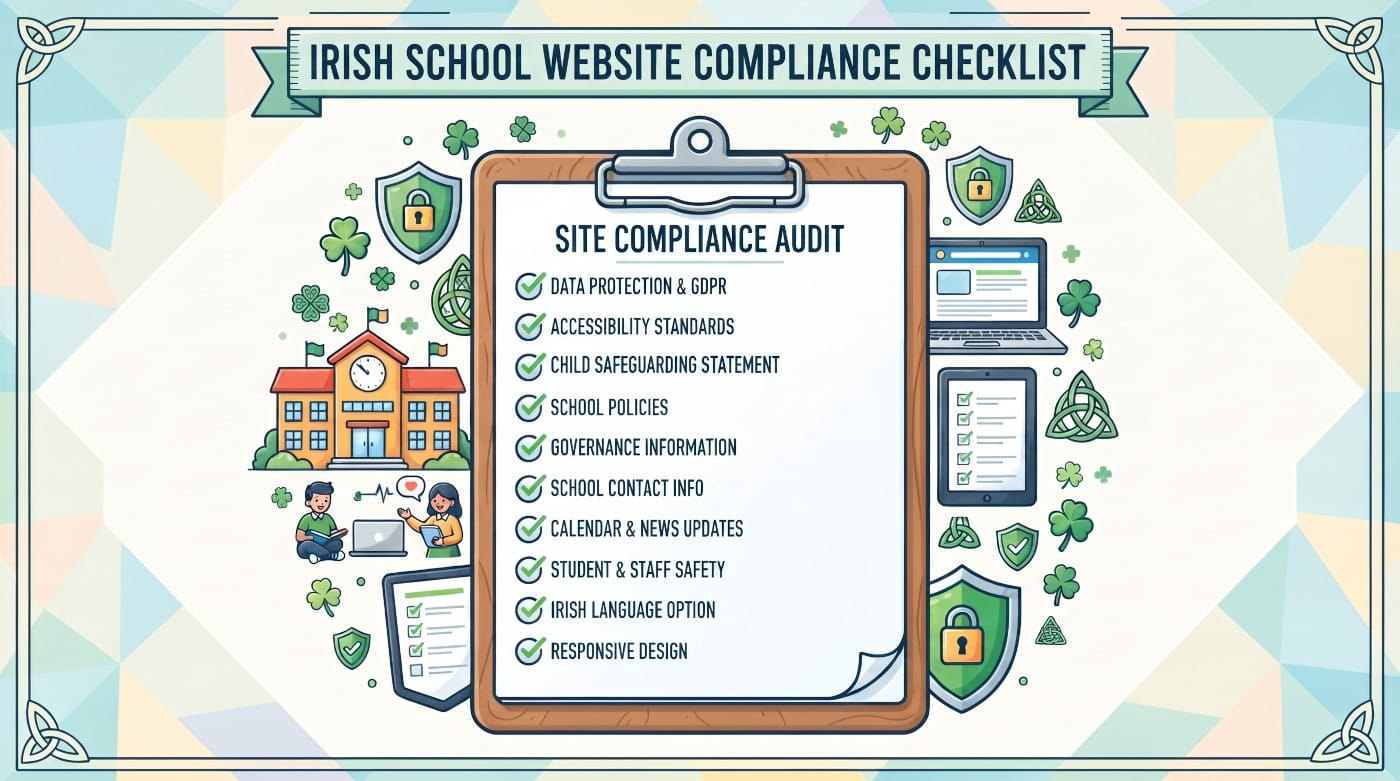 School website compliance illustration School website compliance illustration